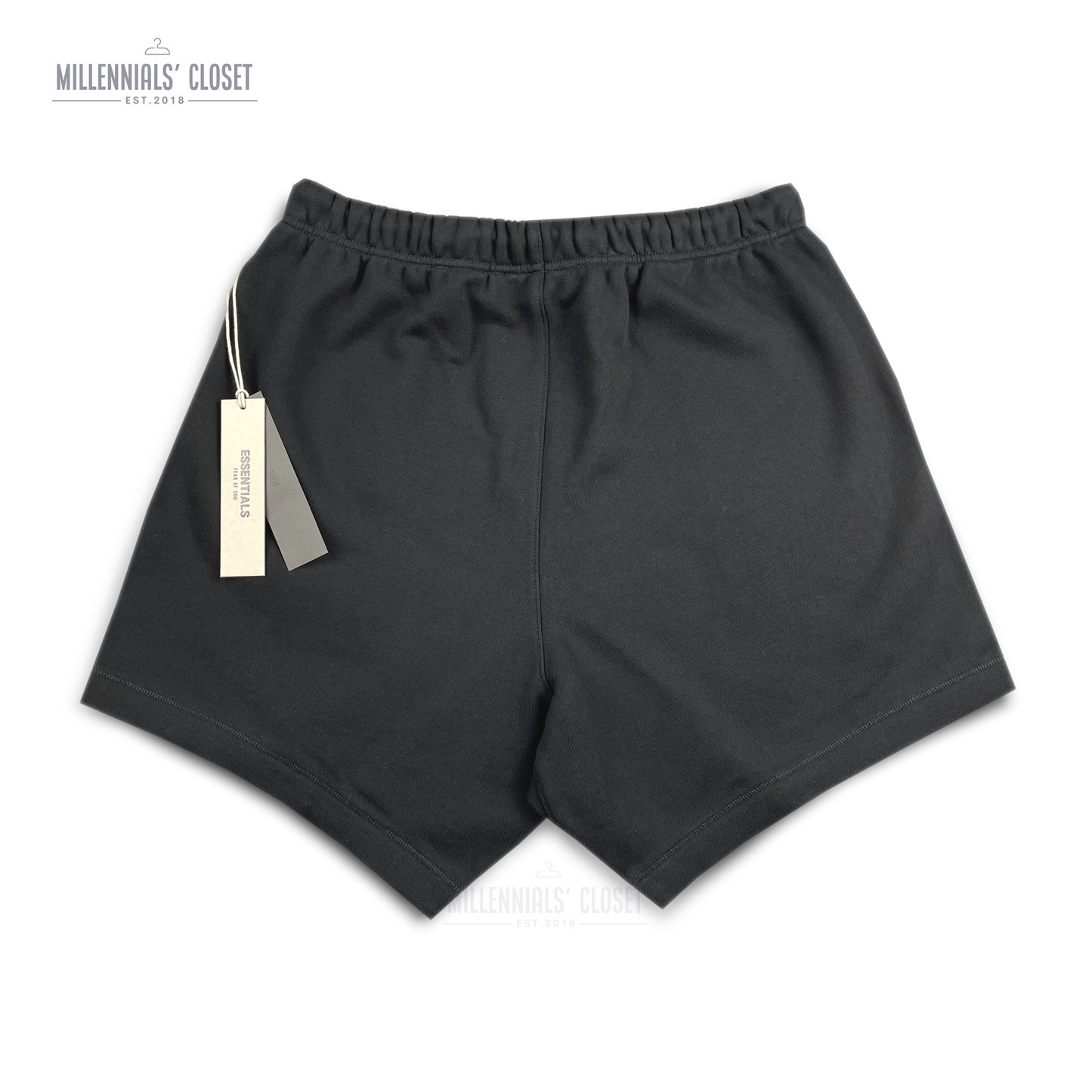 Fear of God Essentials Jet Black Shorts SS23