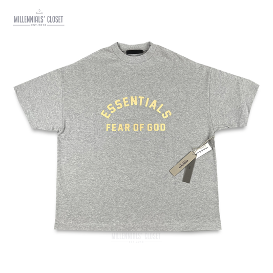 Fear of God Essentials Light Heather Grey Heavy Tee