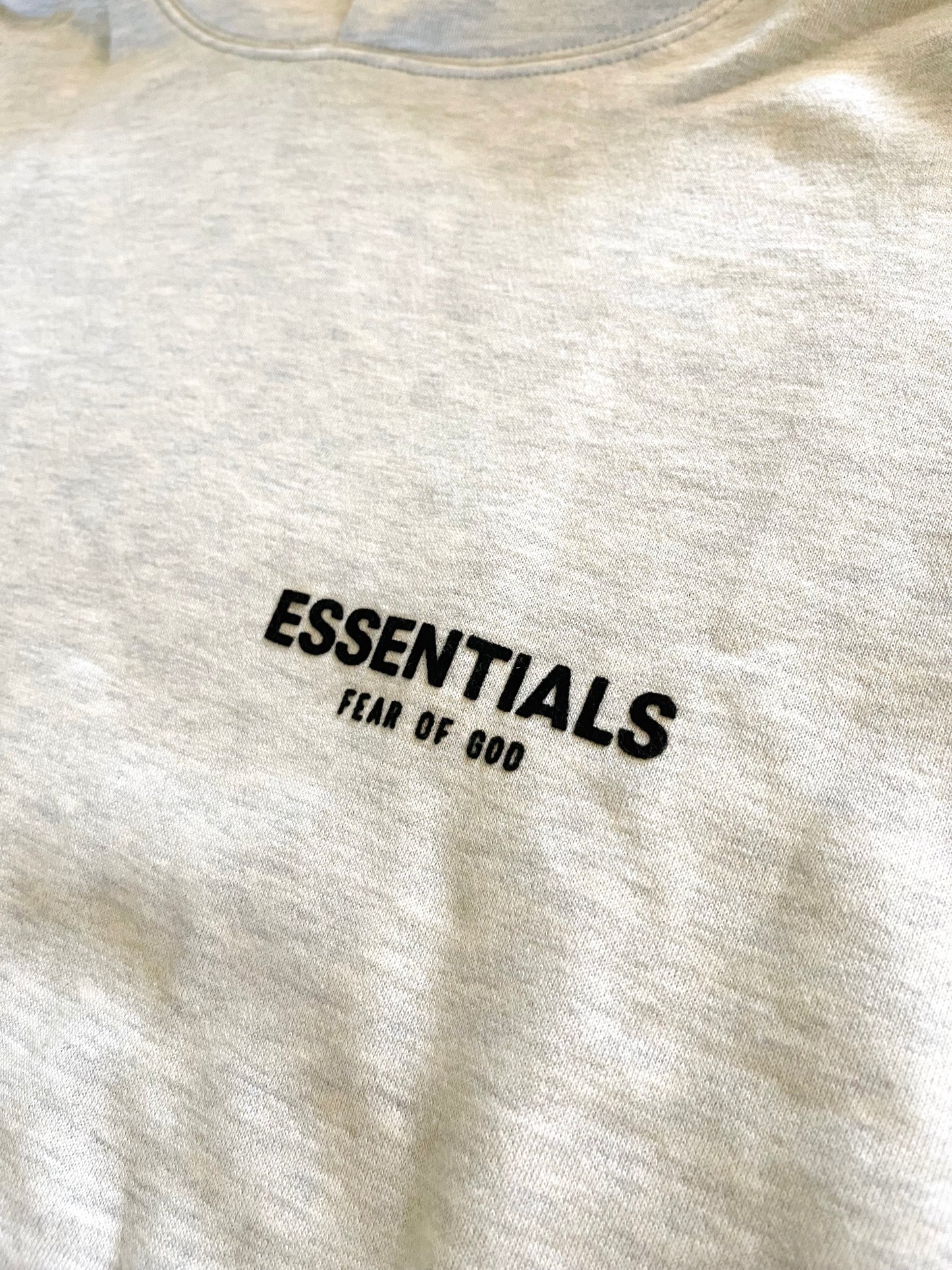 Fear of God Essentials Light Oatmeal Hoodie