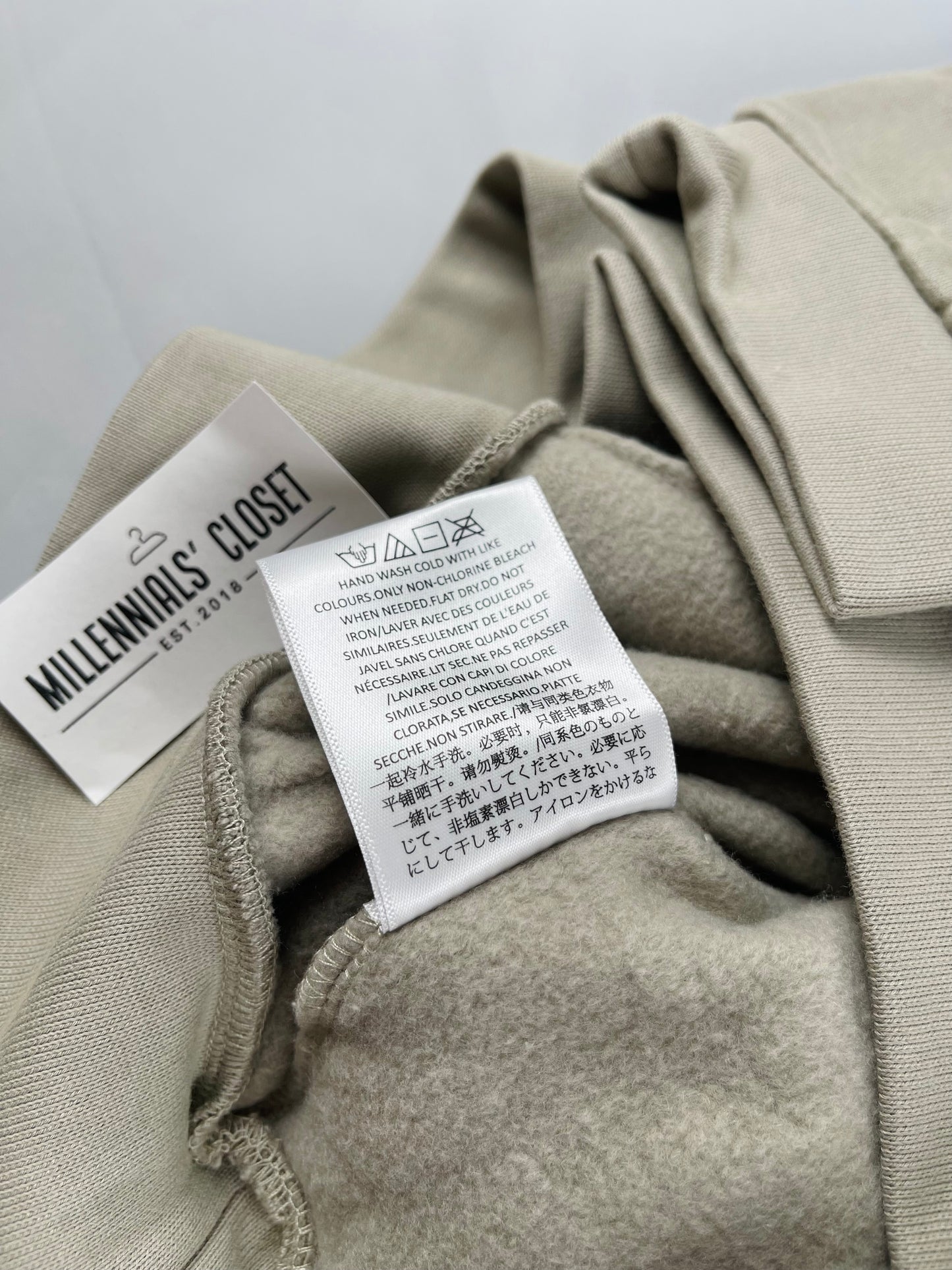 Fear of God Essentials Nylon Fleece Hoodie Seal