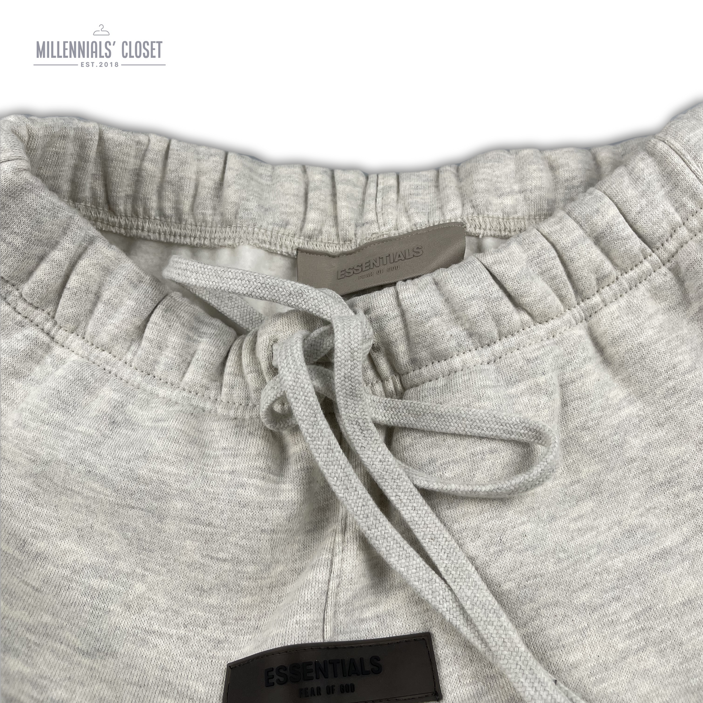 Fear of God Essentials Light Oatmeal Sweatpants